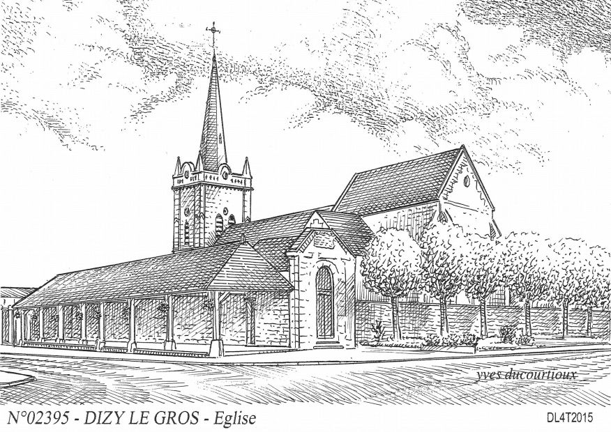 N 02395 - DIZY LE GROS - église